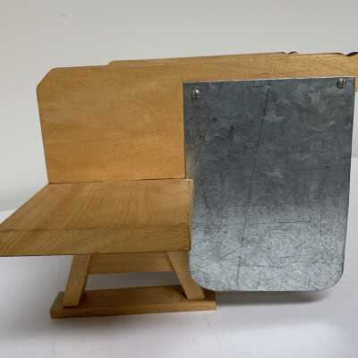 Scale Model of a Glass Worker's Bench - Left Side: Scale Model of a Glass Worker's Bench - Left Side