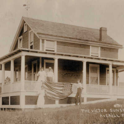 The Victor, Sunset Terrace, now Terrace Drive, Averill Park, NY: The Victor, Sunset Terrace, now Terrace Drive, Averill Park, NY, postcard