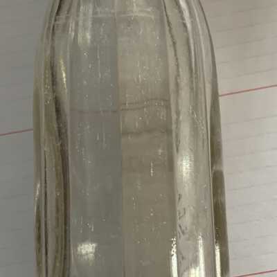 Sand Lake Springs Soda Bottle Close Up Back Style 1: Sand Lake Springs Soda Bottle Close Up Back Style 1