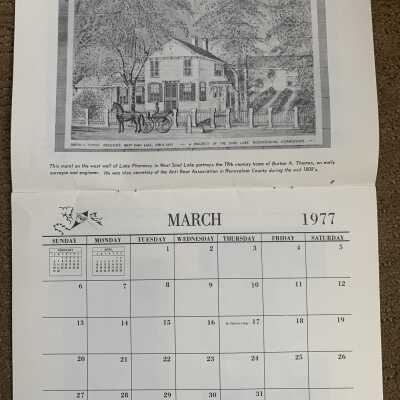 SLHS US Bicentennial Calendar March: SLHS US Bicentennial Calendar March