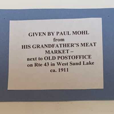 Mohl Market Informational Tag: Mohl Market Informational Tag