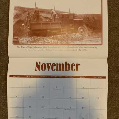 SLHS 2009 Calendar November - Town of Sand Lake Trucks