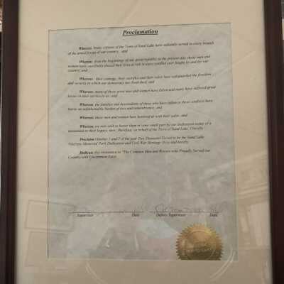 TOSL Veterans Park Related Items