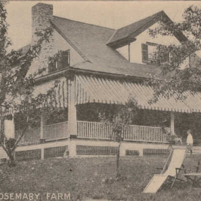 Rosemary Farm, Sand Lake, NY: Rosemary Farm, Sand Lake, NY, postcard.