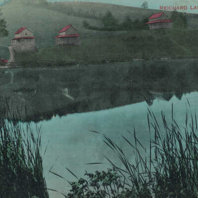 Reichard Lake, NY - 2: Reichard Lake, NY, postcard.  2