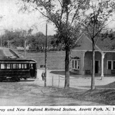 Historic Photo of Original Tremont Lumber Location: Photo from Gino's Trolley Page http://gino.cdfw.net/_trolleypage/TNE/tne2.html