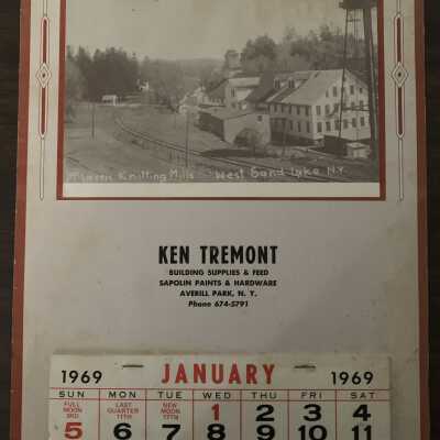 Tremont Calendar 1969: Tremont Calendar 1969 - McLaren Knitting Mills