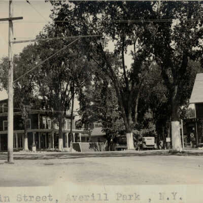 Main Street, Averill Park, NY: Main Street, Averill Park, NY.  Antique cars.