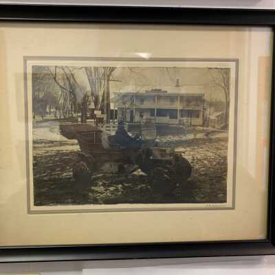 Crist Crape's Hotel and Antique Automobile Photo - Close Up: Crist Crape's Hotel and Antique Automobile Photo - Close Up