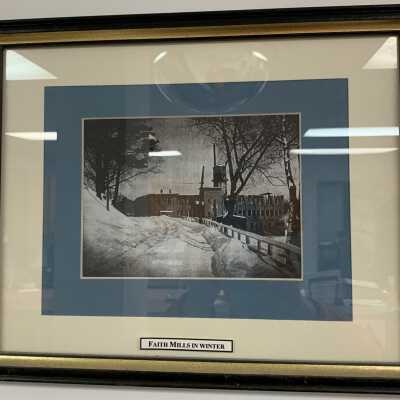 Faith Mills in Winter: Undated photograph, Town of Sand Lake, NY