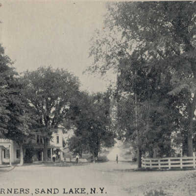 The Corners, Sand Lake, NY: The Corners (Main Street), Sand Lake (Averill Park), NY