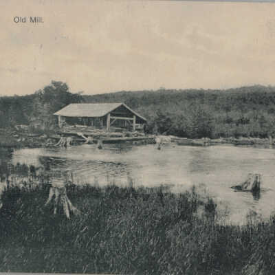 Taborton, NY, Old Mill: Taborton, NY, Old Mill, postcard.  