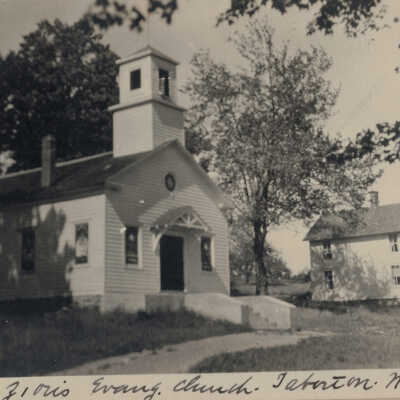 Zion's Evangelistic Church, Taborton, NY: Zion's United Church of Christ and Parsonage, Taborton, NY, postcard.
