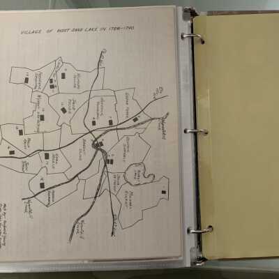 PPB Pages 63 and 64: Left side 1788 - 1790 map of West Sand Lake