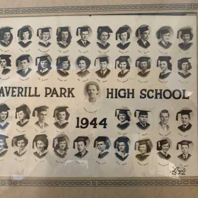 APHS Graduating Class 1944: Not currently hanging in Town Hall.  Currently being framed.