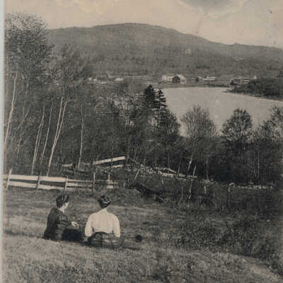 Taborton, NY, Scene Little Bowman's Lake: Taborton, NY, Scene Little Bowman's Lake, postcard.  T. Schwidernoch, Vienna-Hacking (Austria) Europa.