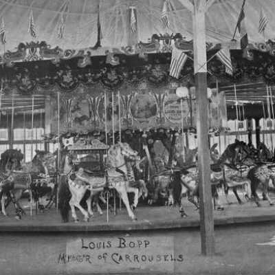 Louis Bopp Carousel Photo and Memorabilia