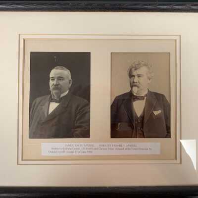James Knox Averill and Horatio Franklin Averill Photographs - Front: James Knox Averill and Horatio Franklin Averill Photographs - Front