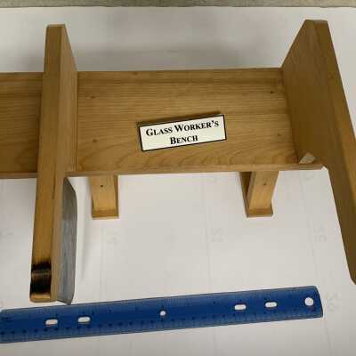 Scale Model of a Glass Worker's Bench - Top: Scale Model of a Glass Worker's Bench - Top