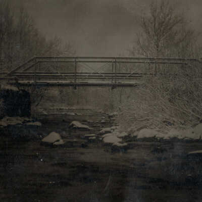 Wynantskill Creek and Bridge, West Sand Lake, NY: Wynantskill Creek and Bridge, West Sand Lake, NY, postcard.  