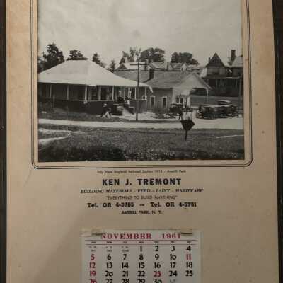 Tremont Calendar 1961: Tremont Calendar 1961 - Troy and New England Railroad 1915