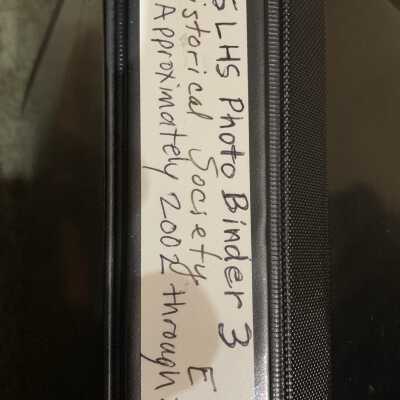 SLHS Photo Binder 3 (PB3) - Spine View