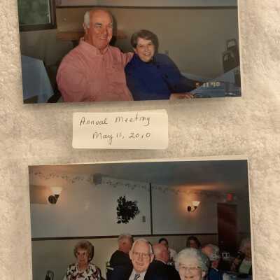 PB3 Page 53 - Annual Meeting May 2010: Top - Rich and Mary Castle.  Bottom - Annamae Herbert and Woody and Marion Hacker.