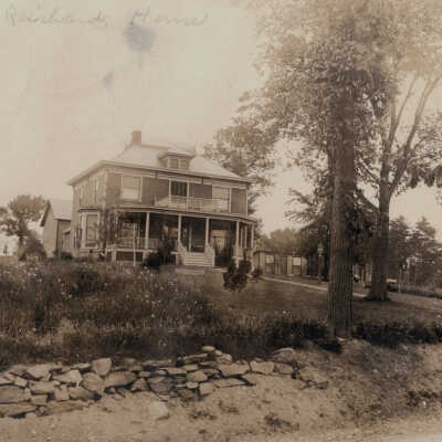 Doctor Elmer Reichard House, Averill Park, NY: Doctor Elmer Reichard House, Route 43 / Albany Road, Averill Park, NY, postcard.