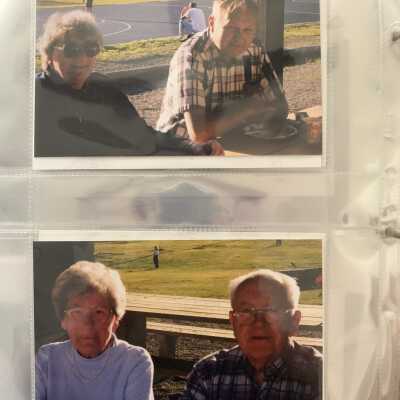 PB1 Page 62 - Picnic Meeting: Marion Hacker and Ross French
Bottom Ann and Bob Lilly