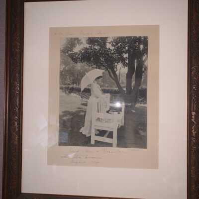 Edith Kermit Roosevelt (First Lady) Original Photo - Picture B: Currently located in the Town Supervisor's Office.  Origin Unknown.  Unsigned, but likely inscribed by the First Lady.