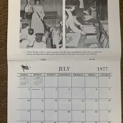 SLHS US Bicentennial Calendar July: SLHS US Bicentennial Calendar July
