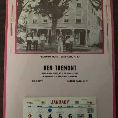 Tremont Calendar 1966: Tremont Calendar 1966 - Lakeview Hotel