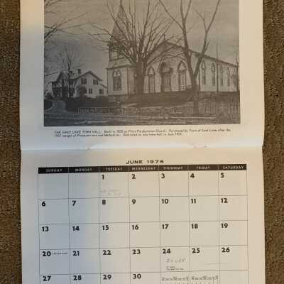 SLHS 1975-76 Calendar June 1976 - TOSL Town Hall