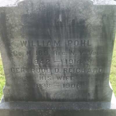 William Pohl Grave: Section 1R of Elmwood Cemetery in West Sand Lake.  Exact location available via Find a Grave on-line site.