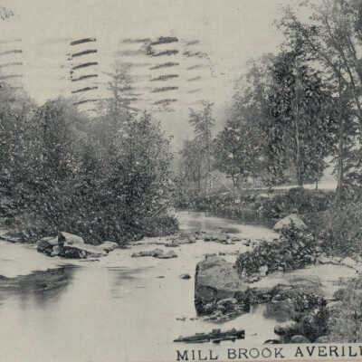 Mill Brook, Averill Park, NY: Mill Brook, Averill Park, NY, postcard.  