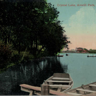 Crystal Lake, Averill Park, NY: Crystal Lake, Averill Park, NY, postcard.