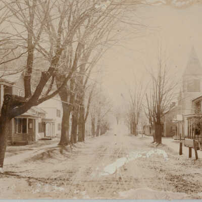 Street View, West Sand Lake, NY - 1: Street View, West Sand Lake, NY, postcard.  - 1