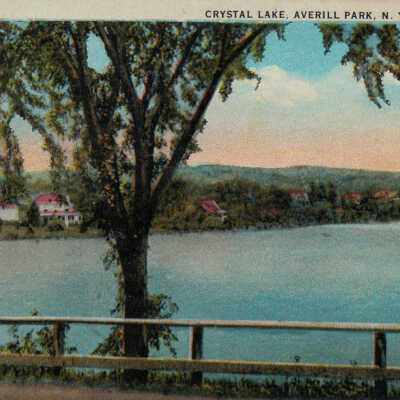 Crystal Lake, Averill Park, NY #1: Crystal Lake, Averill Park, NY, postcard.  Specimen 2 of 2.  