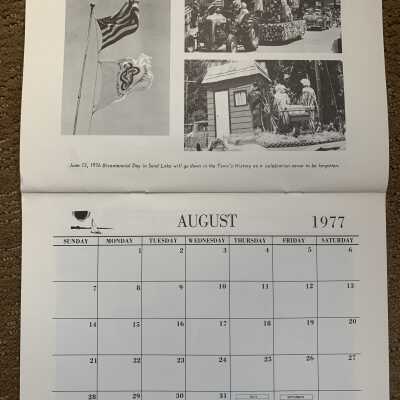 SLHS US Bicentennial Calendar August: SLHS US Bicentennial Calendar August
