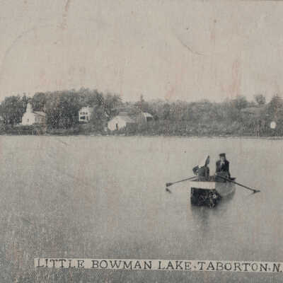 Little Bowman Lake, Taborton, NY: Little Bowman Lake, Taborton, NY, postcard.