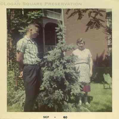Gregory and Maria Heratschenko with Spruce Tree