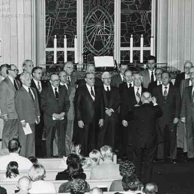 Normennenes Singing Society at Edison Park Lutheran Church Midweek Lenten Service - March 25, 1981