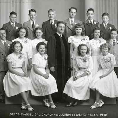 Grace Evangelical Church - A Community Church - Confirmation Class 1948