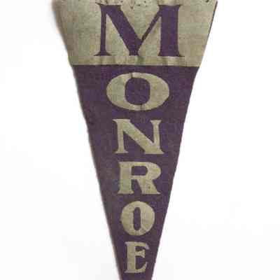 Monroe School felt pennant