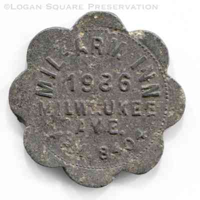 Mil-Arm Inn Tavern Token