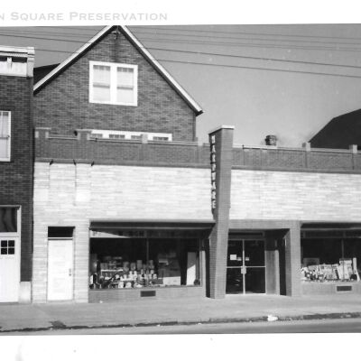 Logan Hardware facade remodel 1953
