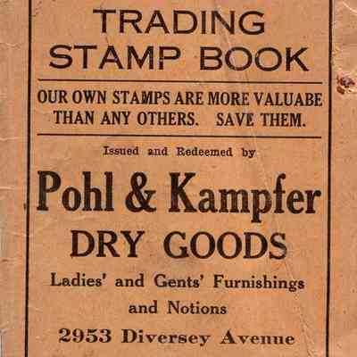 Pohl & Kampfer Trading Stamp Book