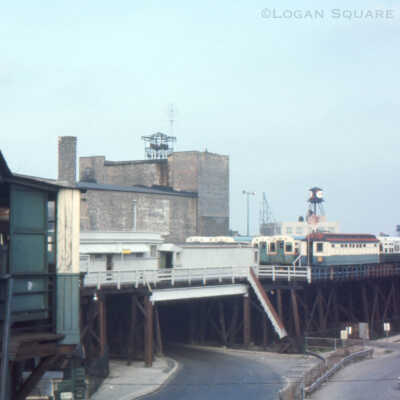 Logan Square Terminal Looking East - August 1967