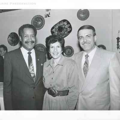 Eugene Sawyer at Tania's Restaurant