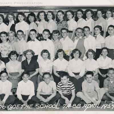 106 Goethe School 7A-8B April 1954